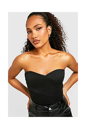 Boohoo Scuba Corset Top