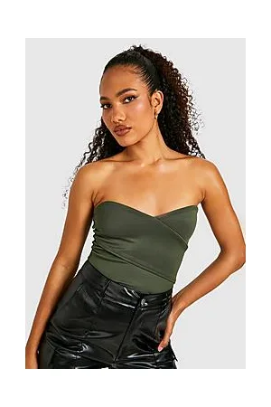Boohoo Scuba Corset Top