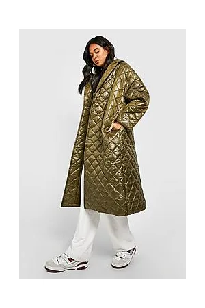 Boohoo Diamond Quilt Bomber Jacket