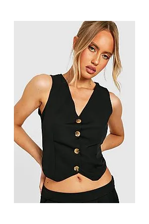 Boohoo Tall Cropped Waistcoat