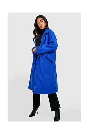 Boohoo Petite Wool Look Cocoon Coat