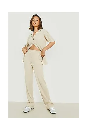 Boohoo Cardigan And Trouser Set