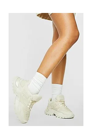Boohoo Cleated Sole Panelled Detail Chunky Trainer