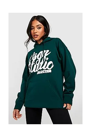 Boohoo Petite Dsgn Studio Text Print Hoody