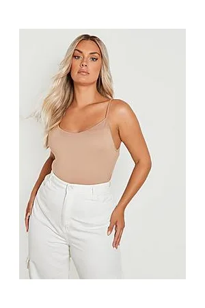 Boohoo Plus Sleeveless Cami Bodysuit