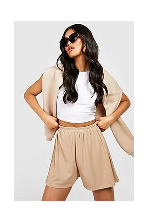 Boohoo Rib Oversized Flippy Short