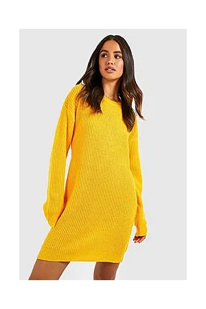 Boohoo Crew Neck Jumper Dress