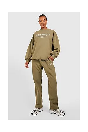 Boohoo Tall New York Printed Sweatshirt Tracksuit