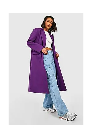 Boohoo Maxi Wool Look Coat