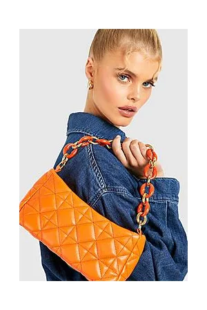 Boohoo Chain Quilted Shoulder Bag