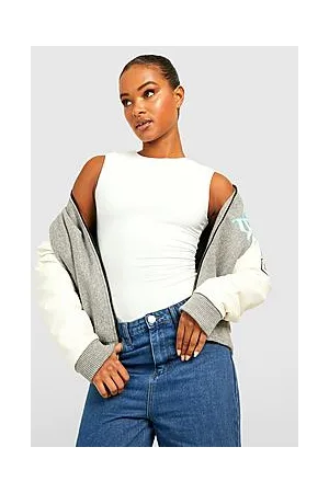 Boohoo Tall Double Slinky Shoulderpad Bodysuit
