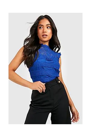 Boohoo Petite Occasion Crochet Lace Bodysuit