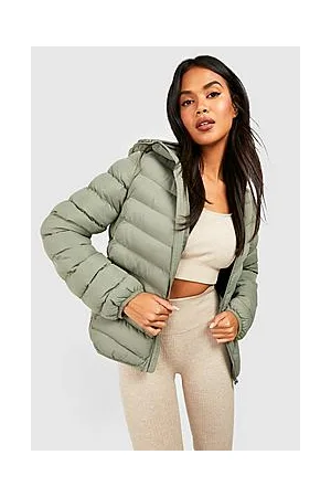 Boohoo Hooded Puffer Jacket