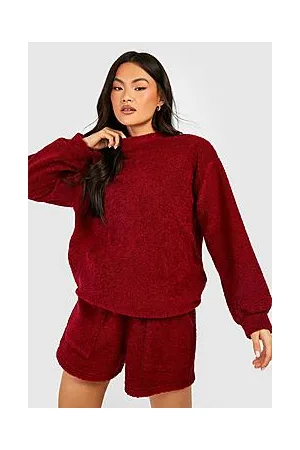 Boohoo Mix And Match Popcorn Fleece Sweatshirt