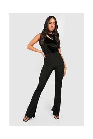 Boohoo Petite Velvet Cut Out Detail Bodysuit