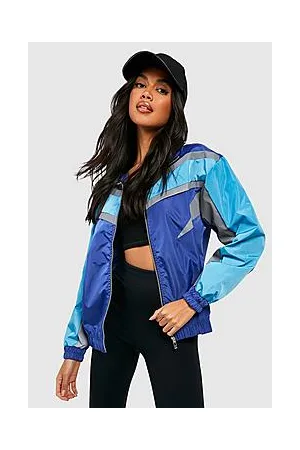 Boohoo Reflective Contrast Detail Bomber Jacket