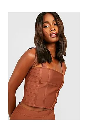 Boohoo Premium Bandage Corset Top