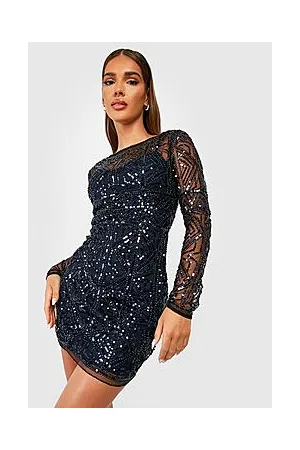 Boohoo Boutique Embellished Bodycon Party Dress