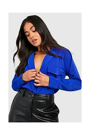 Boohoo Petite Utility Pocket Detail Bodysuit