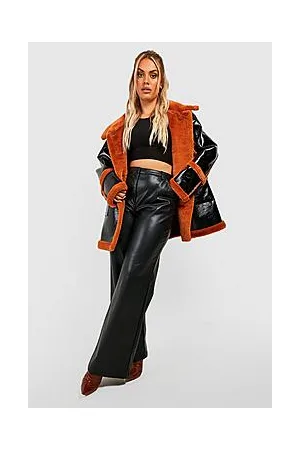 Boohoo Plus Contrast High Shine Aviator