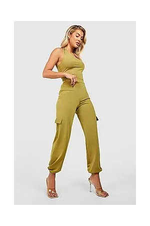 Boohoo Textured Slinky Cargo Joggers