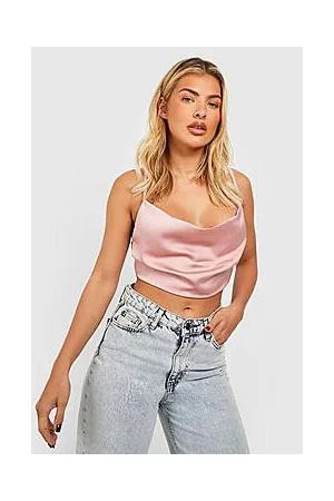 Boohoo Cowl Front Strappy Bralet