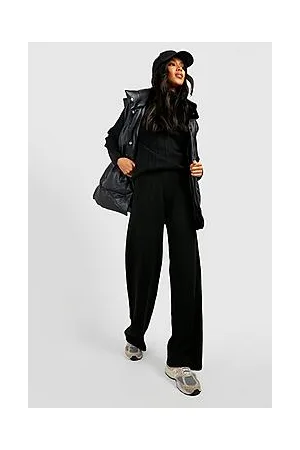 Boohoo Wide Rib Roll Neck & Trouser Knitted Co-ord