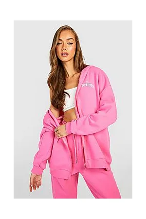 Boohoo Dsgn Studio Oversized Zip Through Hoodie