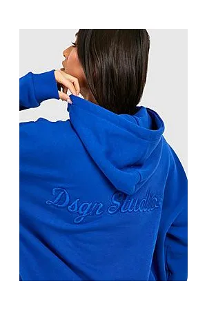 Boohoo 3d Embroidered Oversized Hoodie