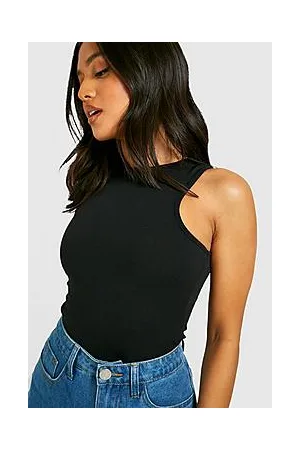 Boohoo Petite Basic Racer Bodysuit
