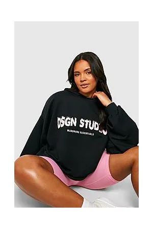 Boohoo Plus Dsgn Studio Printed Hoodie