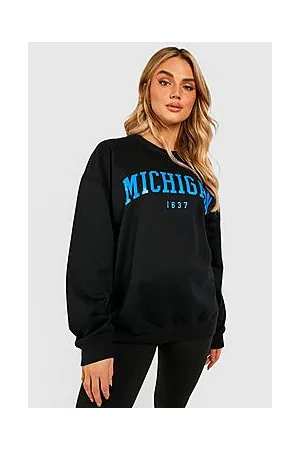 Boohoo Maternity Michigan Oversized Sweatshirt