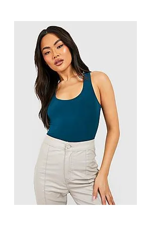 Boohoo Double Layer Scoop Sleeveless Bralet