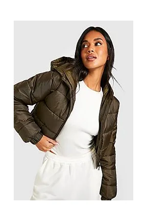 Boohoo Hooded Puffer Jacket
