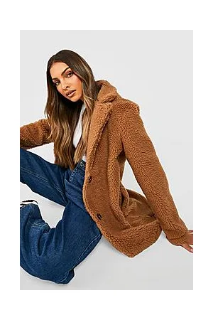 Boohoo Teddy Faux Fur Coat