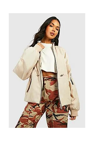 Boohoo Synch Waist Bomber Jacket