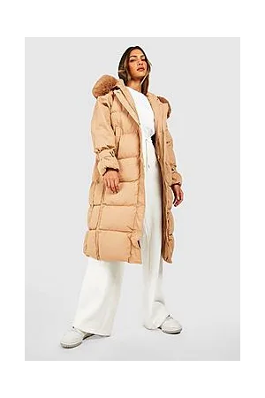 Boohoo Luxe Faux Fur Trim Parka
