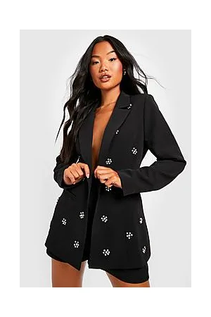 Boohoo Petite Crystal Embellished Blazer