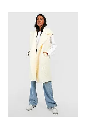 Boohoo Teddy Faux Fur Longline Gilet