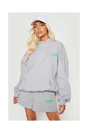 Boohoo Wardrobe Essentials Printed Sweat Short