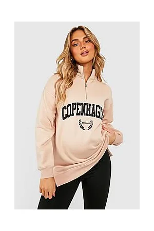 Boohoo Maternity Copenhagen Half Zip Sweatshirt