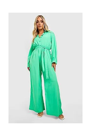 Boohoo The Plus Shirt Jumpsuit
