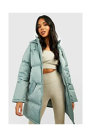 Boohoo Hooded Puffer Jacket