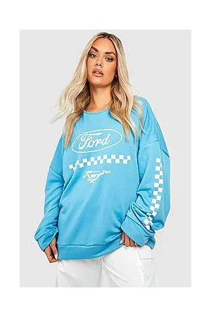 Boohoo Plus Ford Motor License Sweatshirt