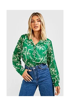 Boohoo Loose Fitting Floral Shirt