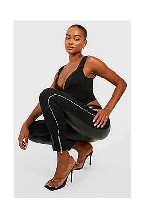 Boohoo Tall Biker Skinny Pu Leggings