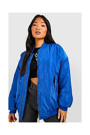 Boohoo Petite Oversized Bomber Jacket