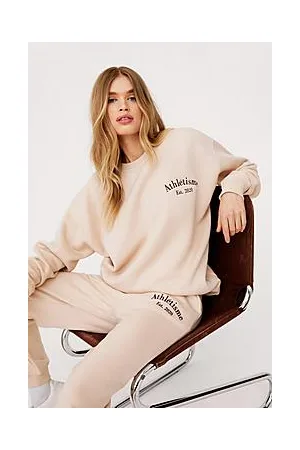 Boohoo Athletisme Embroidered Oversized Sweatshirt