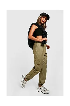 Boohoo Petite High Waisted Cargo Pocket Joggers