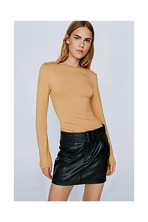 Boohoo Crew Neck Long Sleeve Top